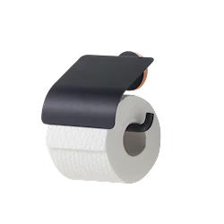 ARTT316612 - Tiger Urban toalettrullholder med lokk, sort matt -