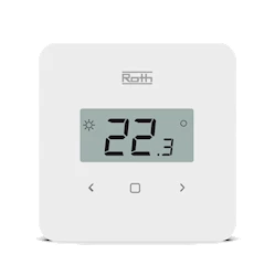 NRF8370883 - Roth Touchline SL termostat, digital hvit -