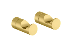 NRF4332812 - Silhouet håndklekroker 2 stk, børstet messing -